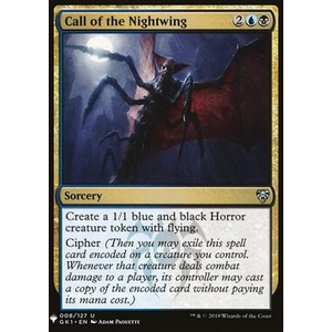Magic löskort: The List: Call of the Nightwing