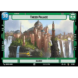 Star Wars: Unlimited Löskort: Jump to Lightspeed: Theed Palace // X-Wing Token