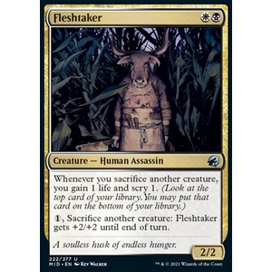 Magic löskort: Innistrad: Midnight Hunt: Fleshtaker
