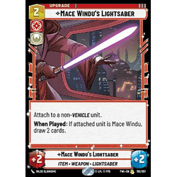 Star Wars: Unlimited Löskort: Twilight of the Republic: Mace Windu's Lightsaber (Foil)