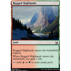 Magic löskort: Duel Decks: Mind vs Might: Rugged Highlands