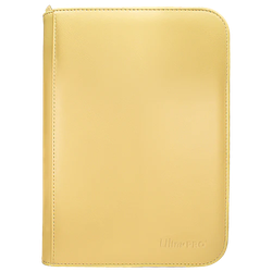 Ultra Pro Vivid 4-Pocket Zippered PRO-Binder Yellow