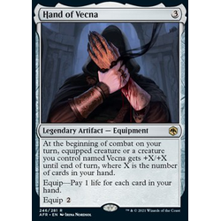Magic löskort: Adventures in the Forgotten Realms: Hand of Vecna