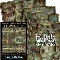 Essential RPG Battle Maps: Sewer