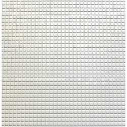 ABS Plasticard - SMALL SQUARES Textured Sheet - A4
