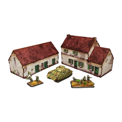 Pre-Painted WW2 Normandy Homestead with Stable (15mm)