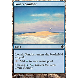 Magic löskort: Commander 2013: Lonely Sandbar