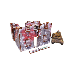 Pre-Painted WW2 Normandy Achtung Panzer Winter Ruins 3