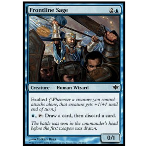 Magic löskort: Conflux: Frontline Sage