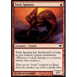 Magic löskort: Conflux Toxic Iguanar