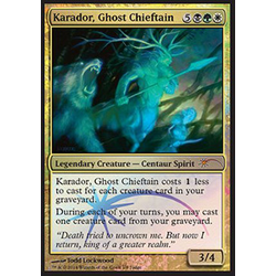Magic löskort: Judge Reward: Karador, Ghost Chieftain (JR-Promo Foil)