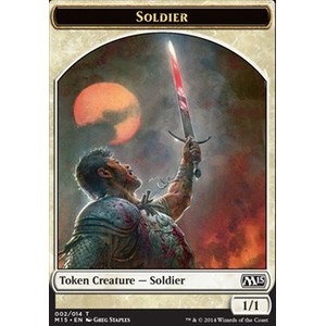 Magic löskort: Magic 2015: Soldier Token