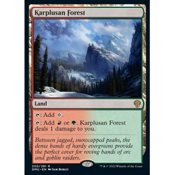 Magic löskort: Dominaria United: Karplusan Forest (Foil)