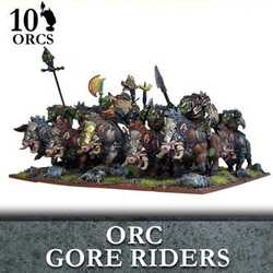 Kings of War: Orc Gore Rider Regiment