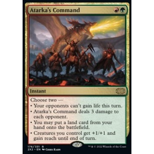 Magic löskort: Double Masters 2022: Atarka's Command