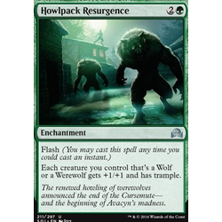 Magic löskort: Shadows over Innistrad: Howlpack Resurgence