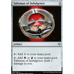 Magic löskort: Archenemy: Nicol Bolas: Talisman of Indulgence