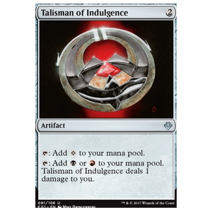 Magic löskort: Archenemy: Nicol Bolas: Talisman of Indulgence