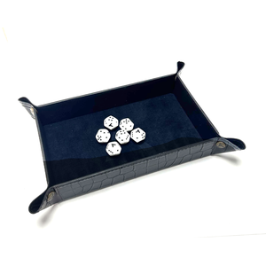 Alphaspel: Rectangular Dice Tray Dragonskin - Black