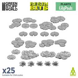 Green Stuff World: Lily Pads plants - 3D Printed