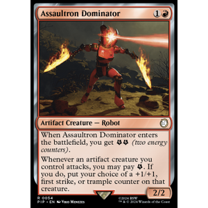 Magic löskort: Universes Beyond: Fallout: Assaultron Dominator