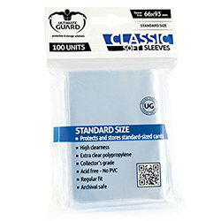 Card Sleeves Standard "Soft" Clear 66x93mm (100) (Ultimate Guard)