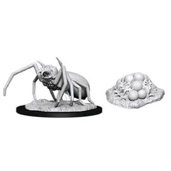 Nolzur's Marvelous Miniatures (unpainted): Giant Spider & Egg Clutch