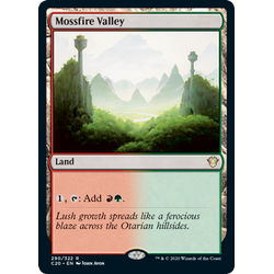 Magic löskort: Commander 2020: Mossfire Valley