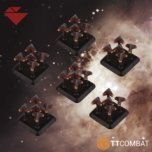 Dropfleet Commander: Bioficer Mines (resin) (6)