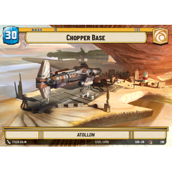 Star Wars: Unlimited Löskort: Spark of Rebellion: Chopper Base // Shield Token (Hyperspace)
