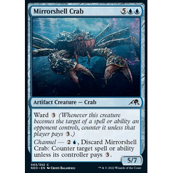 Magic löskort: Kamigawa: Neon Dynasty: Mirrorshell Crab (Foil)
