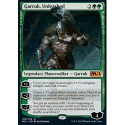 Magic löskort: Core Set 2021: Garruk, Unleashed