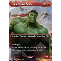 Magic löskort: Commander: Marvel Super Heroes: Hulk, Always Angry (Foil)