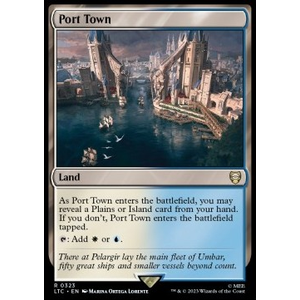 Magic löskort: Commander: The Lord of the Rings: Tales of Middle-earth: Port Town