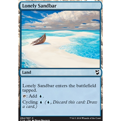 Magic löskort: Commander 2018: Lonely Sandbar