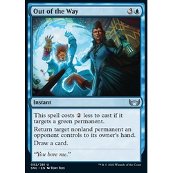 Magic löskort: Streets Of New Capenna: Out of the Way