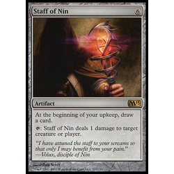 Magic löskort: Core Set 2013: Staff of Nin
