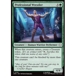 Magic löskort: Magic: the Gathering: Marvel's Spider-Man: Professional Wrestler (Foil)