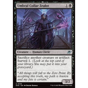 Magic löskort: Edge of Eternities: Umbral Collar Zealot