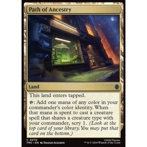 Magic löskort: Commander: Teenage Mutant Ninja Turtles: Path of Ancestry