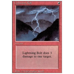 Magic löskort: Revised: Lightning Bolt