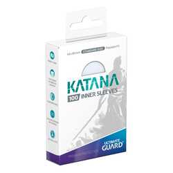 Card Sleeves Standard "Katana" Transparent Inner Sleeves 64x89mm (100) (Ultimate Guard)