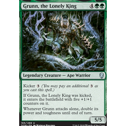 Magic löskort: Dominaria: Grunn, the Lonely King (Foil)