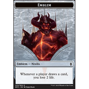 Magic löskort: Battle for Zendikar: Emblem Ob Nixilis, Reignited