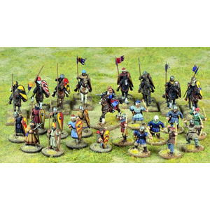 Saga Crusader Starter Warband - 9 Mounted & 16 foot figures
