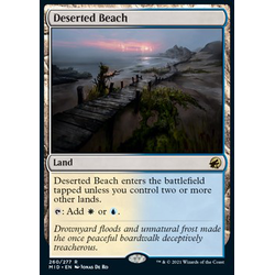 Magic löskort: Innistrad: Midnight Hunt: Deserted Beach
