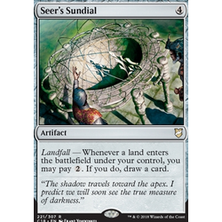 Magic löskort: Commander 2018: Seer's Sundial