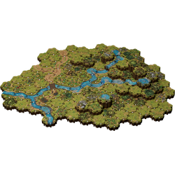 Lorescape Modular Hex-terrain Biome Set: Grassland