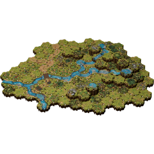 Lorescape Modular Hex-terrain Biome Set: Grassland