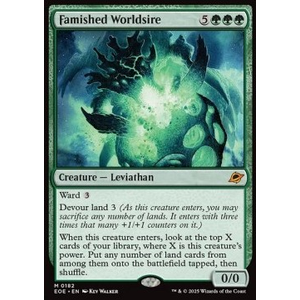 Magic löskort: Edge of Eternities: Famished Worldsire